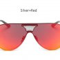 2017 New Shield Sunglasses Men Women Fashion Trend Brand Designer Rimless Alloy Frame Mirror Sun Gla