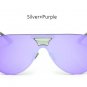 2017 New Shield Sunglasses Men Women Fashion Trend Brand Designer Rimless Alloy Frame Mirror Sun Gla