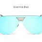 2017 New Shield Sunglasses Men Women Fashion Trend Brand Designer Rimless Alloy Frame Mirror Sun Gla
