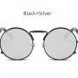 Mens Round Gothic Steampunk Sunglasses Women Coating Mirrored Circle Vintage Punk Sun Glasses Male F