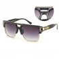 ROYAL GIRL TOP Quality Luxury Men Brand Sunglasses Vintage Oversize Square Sun Glasses Women Clear G