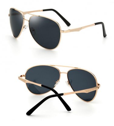 Cool Men Sunglasses Polarized Aviation Oversized Sun Glasses For Male Driver Classic Retro Men\'s Dr