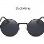 TSHING Gothic Steampunk Sunglasses Men Women Metal Wrap Eyeglasses Round Shades Brand Designer Sun g