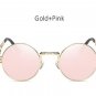 TSHING Gothic Steampunk Sunglasses Men Women Metal Wrap Eyeglasses Round Shades Brand Designer Sun g