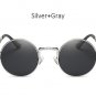 TSHING Gothic Steampunk Sunglasses Men Women Metal Wrap Eyeglasses Round Shades Brand Designer Sun g