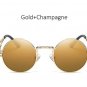 TSHING Gothic Steampunk Sunglasses Men Women Metal Wrap Eyeglasses Round Shades Brand Designer Sun g
