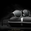 VEITHDIA Fashion vintage Unisex Aviation Aluminum Round Polarized SunGlasses Men Women brand designe