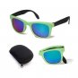 YOOSKE Men Women Foldable Sunglasses With original BOX Folding Glasses With Case Brand Designer Mirr