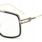 SHAUNA Individual Oversize Women Square Sunglasses Brand Designer Men Gradient Coating Alloy Legs Sh