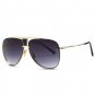 Brand Designer Oversized Men Sunglasses Celebrity Women Flat Top Sun Glasses Male Oculos de sol High