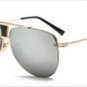 Brand Designer Oversized Men Sunglasses Celebrity Women Flat Top Sun Glasses Male Oculos de sol High