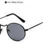 Small Size Oval Sunglasses Men Vintage Sun Glasses Alloy Classic Retro Round Glasses Women Color Len