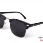LeonLion Vintage Semi-Rimless Brand Designer Sunglasses Women/Men Polarized UV400 Classic Oculos De