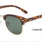 LeonLion Vintage Semi-Rimless Brand Designer Sunglasses Women/Men Polarized UV400 Classic Oculos De