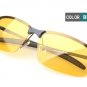 Alloy UV400 Polarized Men\'s Driver Night Vision Goggles Sunglasses Driving Male Driving Sun Glasses
