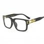 VAZROBE Oversized D Square Mens Sunglasses Brand Designer Vintage Sun Glasses for Man Luxury Gold St