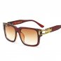 VAZROBE Oversized D Square Mens Sunglasses Brand Designer Vintage Sun Glasses for Man Luxury Gold St