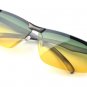 Polarized Sunglasses Night Vision Goggles Men\'s Car Driving Glasses Anti-glare Alloy Driver Sun Gla