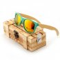 BOBO BIRD New Sunglasses Women Polarized Wood Holder Sun Glasses Men with Retail Wooden Case Fashion