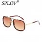2017 SPLOV Oversize Square Sunglasses Men Women Celebrity Sun Glasses Male Driving Superstar Luxury 