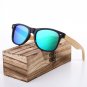 BARCUR Wood Sunglasses Spring Hinge Handmade Bamboo Sunglasses Men Wooden Sun glasses Women Polarize