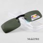 UV400 Polarized Sunglasses Clip on Light Super Sun Glasses Men Unisex Eyeglasses Deep Green Lens Avi