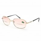 Metal Bifocal Reading Glasses Unisex Diopter Glasses Male Sunglasses Presbyopic Eyeglasses Spectacle