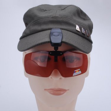 Vazrobe Clip on Polarized Sunglasses men women Flip Up Clamp Cap Anti-glare Driving/fishing/sport Gl