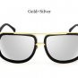 2017 Cool Hot Square Sunglasses Men Women Luxury Brand Design Couple Lady Celebrity Brad Pitt Super