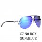 LVVKEE Brand logo sunglasses Top quality Women Polarized glasses Men Rimless Aviator green Pink Gold