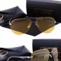 LVVKEE Brand logo sunglasses Top quality Women Polarized glasses Men Rimless Aviator green Pink Gold