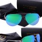 LVVKEE Brand logo sunglasses Top quality Women Polarized glasses Men Rimless Aviator green Pink Gold