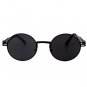 Luxury Metal Sunglasses Men Round Unisex Sunglass Steampunk Coating Glasses Women Vintage Retro Roun