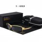 HD.SPACE Brand New High Quality Metal Rectangle Frame Polarized Lens Men\'s Sunglasses Driving Uv400
