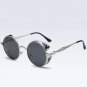 Round Metal Sunglasses Steampunk Men Women Fashion Glasses Brand Designer Retro Vintage Sunglasses U