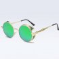 Round Metal Sunglasses Steampunk Men Women Fashion Glasses Brand Designer Retro Vintage Sunglasses U