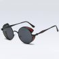 Round Metal Sunglasses Steampunk Men Women Fashion Glasses Brand Designer Retro Vintage Sunglasses U
