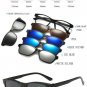 TR Eyeglass Frames Polarized with 5 Clip On Sunglasses Men Eyeglass Magnetic  Plastic Titanium Sun G