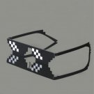 KDDOU fashion party men sunglasses mosaic pixel sunglasses ladies second element sunglasses uv400 su