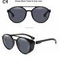 JackJad New Fashion Round Frame SteamPunk Style Side Mesh Sunglasses Men Brand Design Vintage Sun Gl