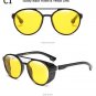 JackJad New Fashion Round Frame SteamPunk Style Side Mesh Sunglasses Men Brand Design Vintage Sun Gl