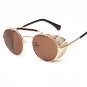 Pop Age New Fashion Gothic Steam Punk Glasses Brand Designer Mirror Driving Women Men Steampunk Sung