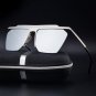 2017 New Brand Square Sunglasses Men or Women Retro Metal Big Glasses Oversized Driving Vintage Part