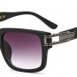 SHAUNA 7 Colors Fashion Alloy Hinge Men Square Sunglasses Brand Designer Vintage Women Gradient/Clea