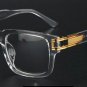 SHAUNA 7 Colors Fashion Alloy Hinge Men Square Sunglasses Brand Designer Vintage Women Gradient/Clea