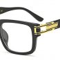 SHAUNA 7 Colors Fashion Alloy Hinge Men Square Sunglasses Brand Designer Vintage Women Gradient/Clea