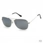 LongKeeper 2017 New Arrived Metal Alloy Sunglasses for Men Points Square Coating Sun Glasses UV 400