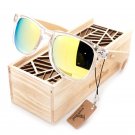 BOBO BIRD New Men and Women Sunglasses Polarized Bamboo Wood Holder Beach Sun Glasses With Wooden Gi