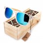 BOBO BIRD New Men and Women Sunglasses Polarized Bamboo Wood Holder Beach Sun Glasses With Wooden Gi