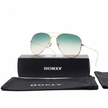 Dokly spitfire poolside fashion glasses women men Mirror aviator Sunglasses Women Brand Design Sun G